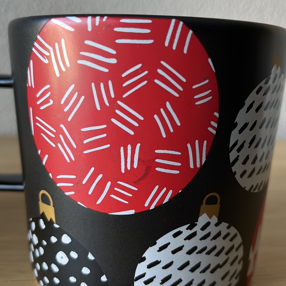 Starbucks Holiday Ornament Mug 14oz Black - Picture 5 of 8